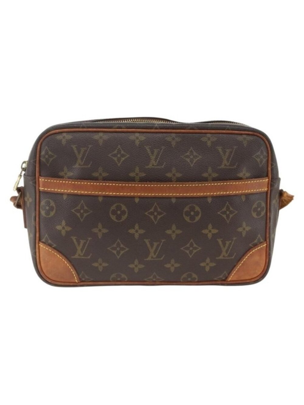 Authentic LOUIS VUITTON Monogram Trocadero 27 Shoulder Bag M51274 LV - Picture 5 of 16